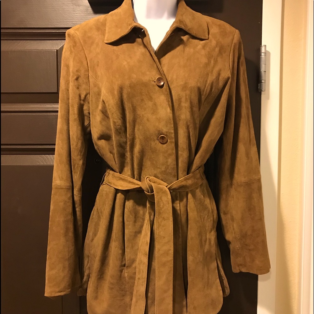 Leather coat